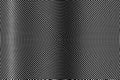 White dots on black background. Frequent smooth halftone vector texture. Vertical dotwork gradient Royalty Free Stock Photo