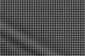 White dots on black background. Grunge halftone vector texture. DIagonal dotwork gradient. Monochrome halftone Royalty Free Stock Photo