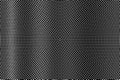 White dots on black background. Round centered halftone vector texture. Vertical dotwork gradient Royalty Free Stock Photo