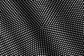 White dots on black background. Sparse rough halftone vector texture. Grungy dotwork gradient Royalty Free Stock Photo