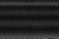 White dots on black background. Sparse round halftone vector texture. Horizontal dotwork gradient Royalty Free Stock Photo