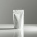 White Doypack Packaging Blank Stand Up Pouch Royalty Free Stock Photo