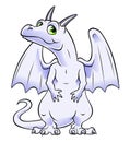 White dragon Royalty Free Stock Photo
