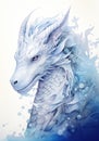 Frostfire: A Haunting Tale of a White Dragon\'s Journey on a Fruc