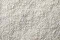 White dried shredded coconut meat full frame close up Royalty Free Stock Photo