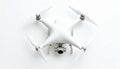 White Drone on White Background Royalty Free Stock Photo