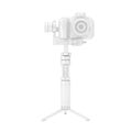 White DSLR or Video Camera Gimbal Stabilization Tripod System in Clay Style Mock Up. 3d Rendering Royalty Free Stock Photo