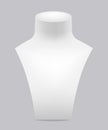 White dummy for jewelry