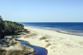 The White Dune and Baltic see in spring, Latvia