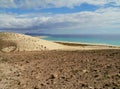 The white dunes of Costa Calma on Fuerteventura