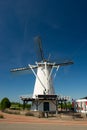 White Dutch windmill