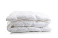 White duvet blanket Royalty Free Stock Photo