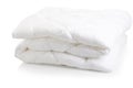 White duvet blanket Royalty Free Stock Photo