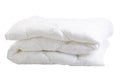 White duvet blanket Royalty Free Stock Photo