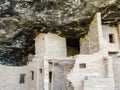 White dwelling house in Mesa Verde cave