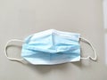 White Ear Loop Surgical Mask Royalty Free Stock Photo