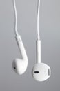 White earphone