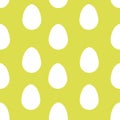 White easter eggs seamless pattern background Royalty Free Stock Photo