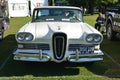 White Edsel Citation American classic collectors car Royalty Free Stock Photo