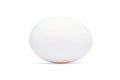 White egg isolated on white background Royalty Free Stock Photo