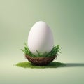 Abstract illustration depicting an egg. Royalty Free Stock Photo