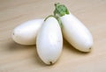 White eggplants Royalty Free Stock Photo