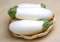 White eggplants Royalty Free Stock Photo