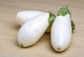 White eggplants Royalty Free Stock Photo
