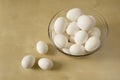 White eggs background Royalty Free Stock Photo