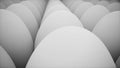 White eggs row Royalty Free Stock Photo