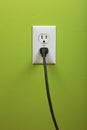 White electric outlet