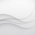 White elegant business background vector wave lines wavy