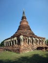 White elephants stupa Royalty Free Stock Photo