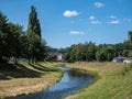 white elster river ath the vogtland Royalty Free Stock Photo