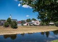 white elster river elsterberg east germany Royalty Free Stock Photo