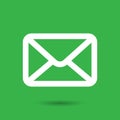white email button icon Royalty Free Stock Photo