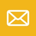 white email button icon Royalty Free Stock Photo