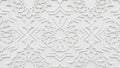 White Embossed Geometric Islamic Pattern Texture Background image photo Royalty Free Stock Photo