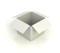 White empty box Royalty Free Stock Photo