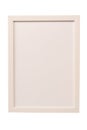 White empty photo frame isolated on a white background Royalty Free Stock Photo
