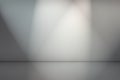 White empty photo studio, gray background Royalty Free Stock Photo