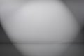 White empty photo studio, gray background Royalty Free Stock Photo