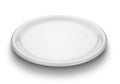 White empty plate Royalty Free Stock Photo