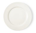 White empty plate on white background Royalty Free Stock Photo