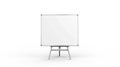 White empty rolling board isolated on a white background Royalty Free Stock Photo