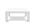 White empty square table Royalty Free Stock Photo