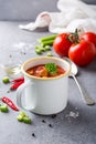 Homemade tomato soup Royalty Free Stock Photo