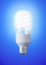 White energy saving bulb Royalty Free Stock Photo