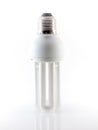 White energy saving bulb Royalty Free Stock Photo