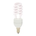White energy saving bulb icon, cartoon style Royalty Free Stock Photo